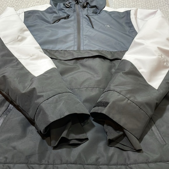 Mens Liquid GOLDEN JKT Pullover Snowboarding Coat Skiing Black/Charcoal Size M - Picture 10 of 16